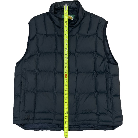 Cabelas Puffer‎ Vest Mens L Reg Black 650 Fill Premier Northern Goose Down - Picture 3 of 8